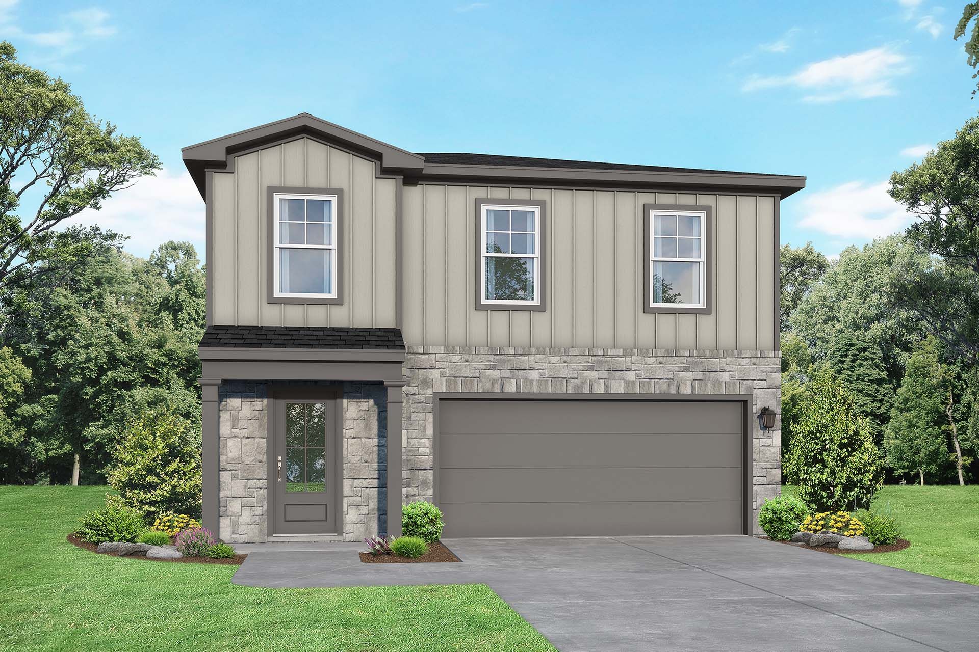 The Trinity C - Applewhite Meadows: San Antonio, Texas - Davidson Homes