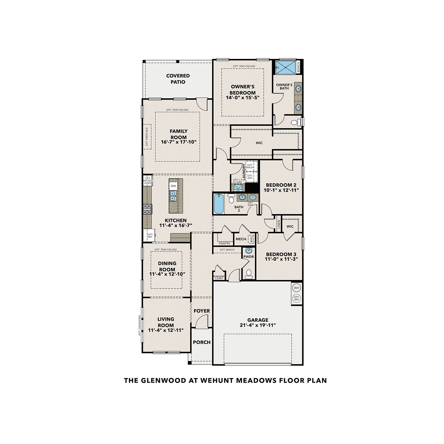 The Glenwood at Wehunt Meadows Floor Plan