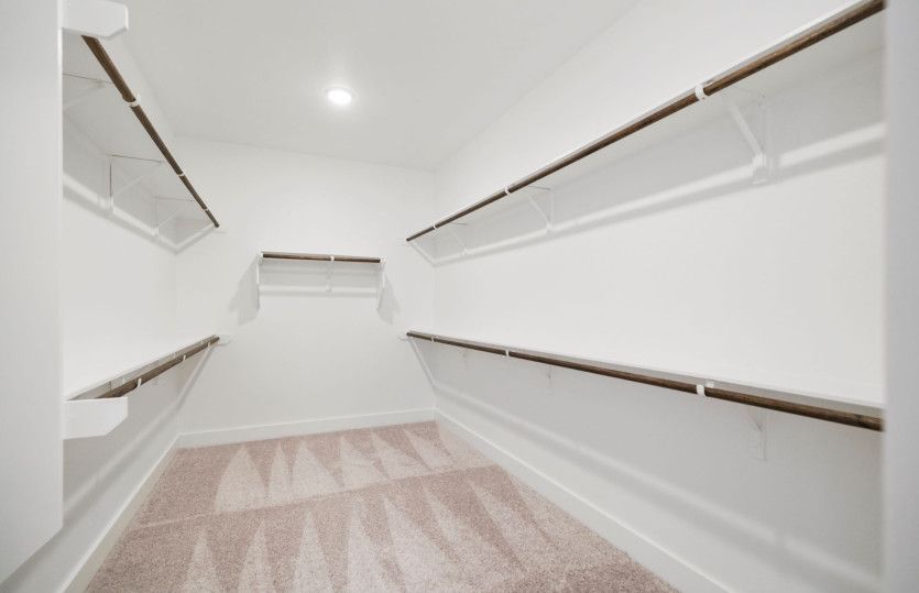 Walk-In Closet at Owner's Suite