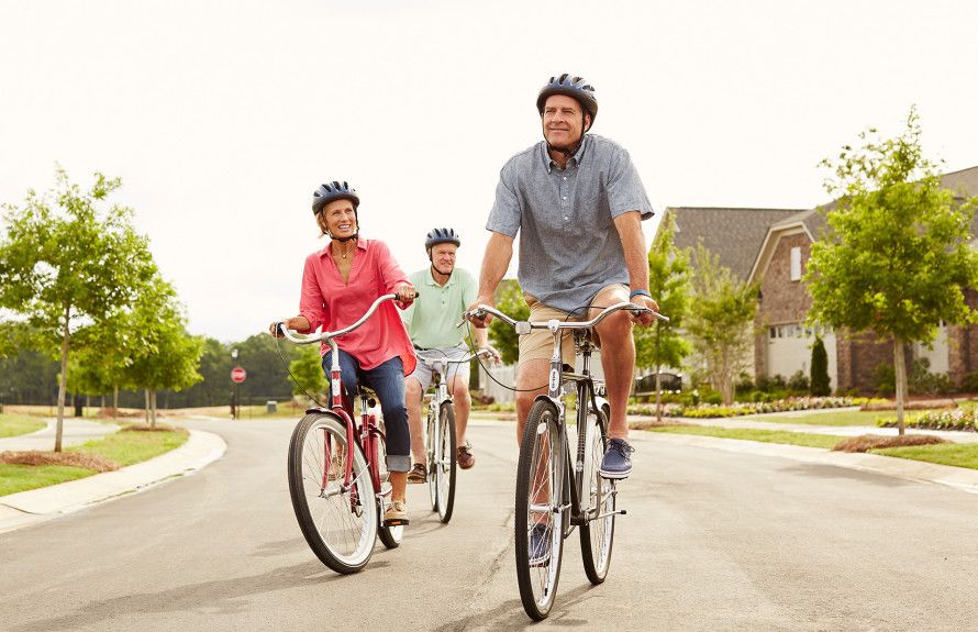 Miles of walking & bike trails