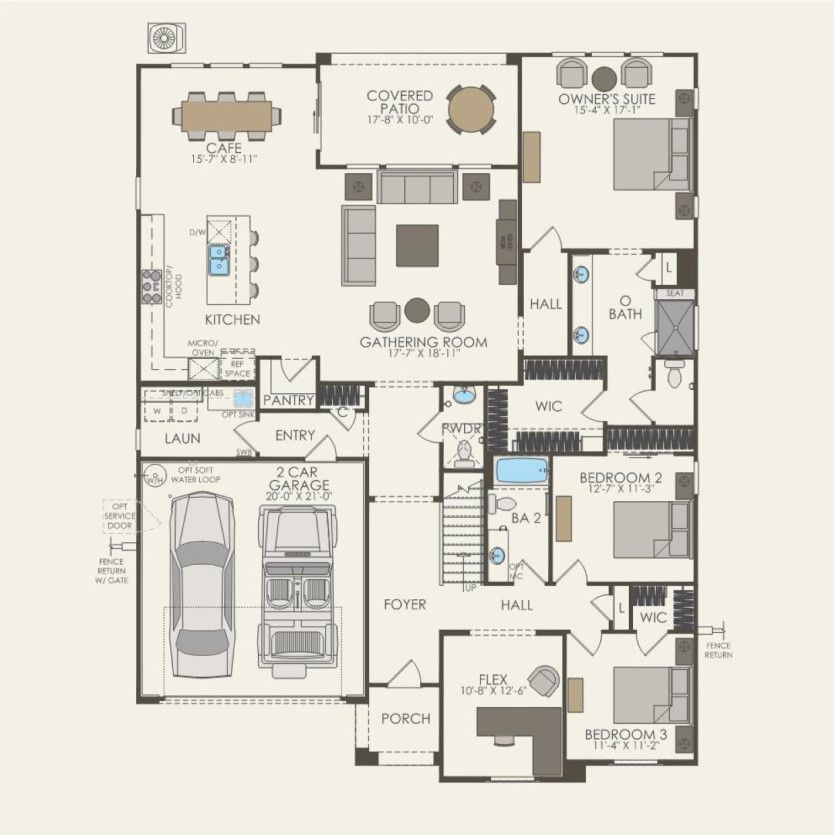 First Floor 4 br / 2.5 ba