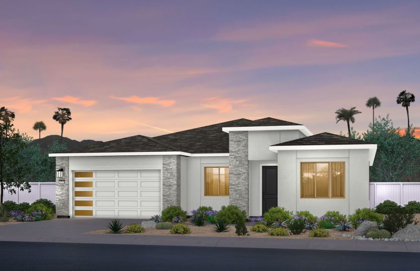 Auburn Contemporary Elevation (C)