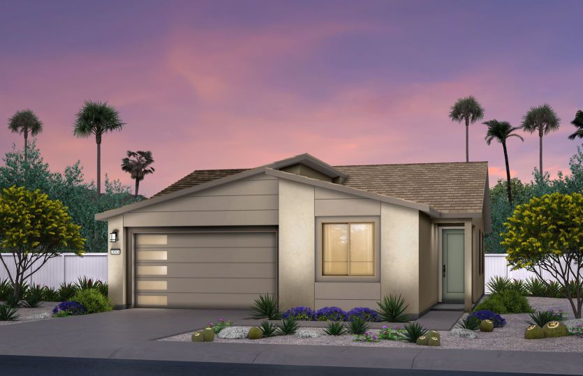 Audrey Mid Century Elevation (B)