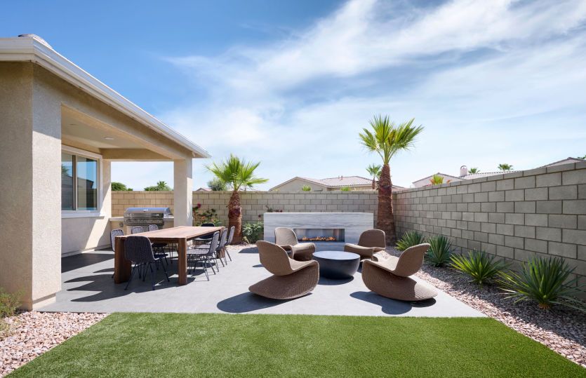 Model backyard