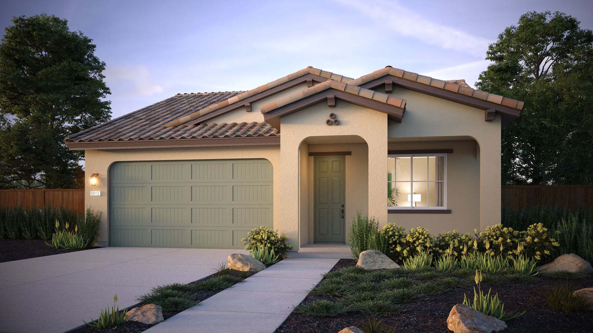 Residence 1 - Luminescence at Liberty, 55+ Active Adult: Rio Vista, California - DeNova Homes