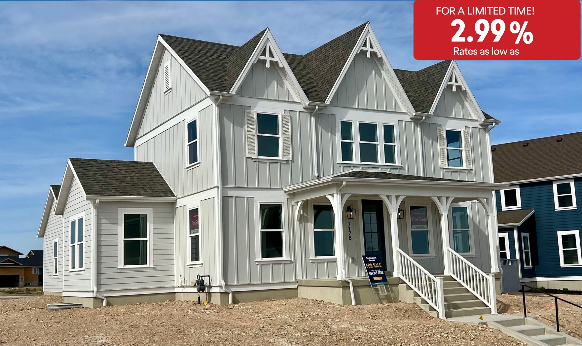 7178 W Lake Ave - Daybreak - Providence Series: South Jordan, Utah - Destination Homes