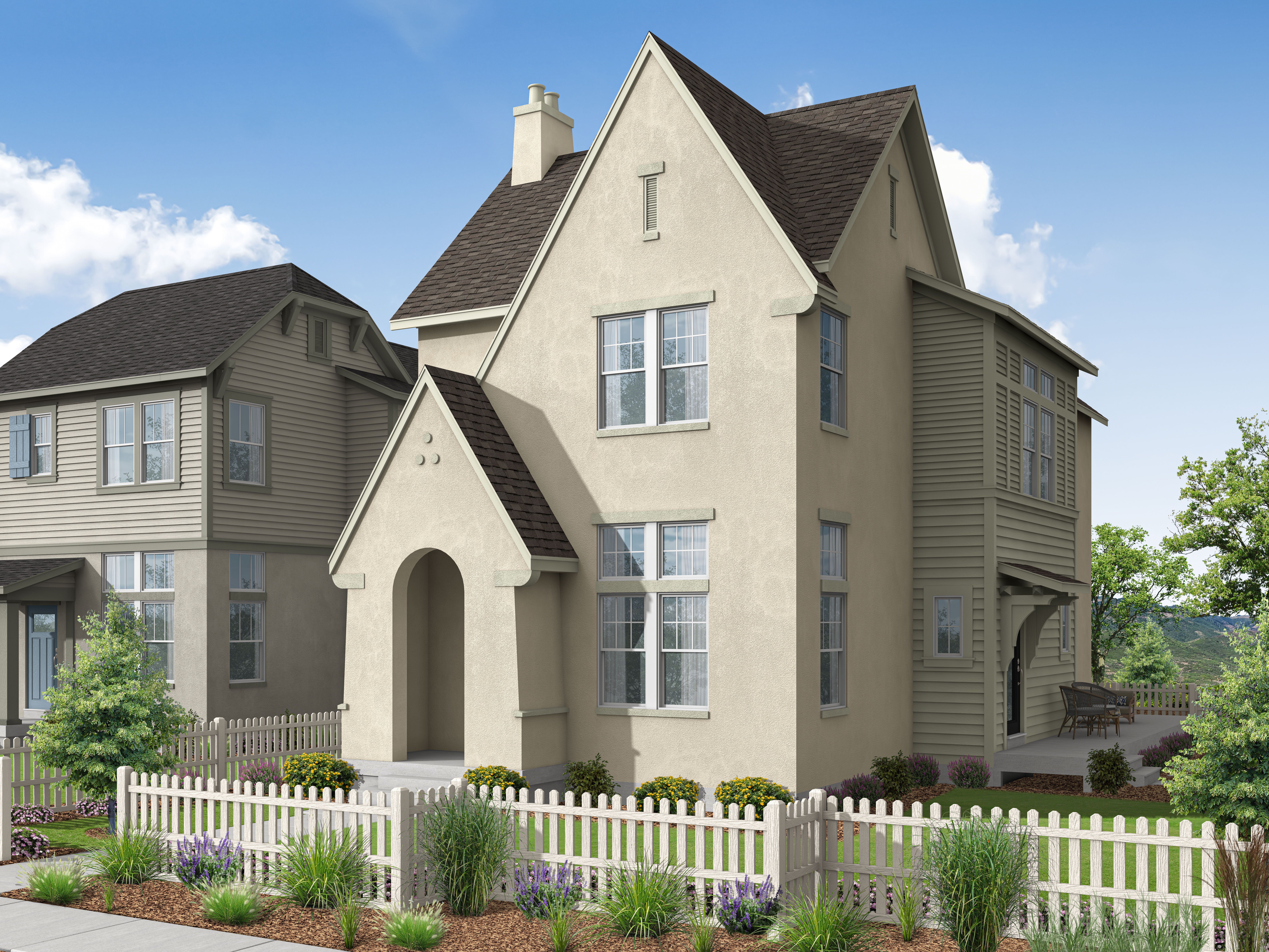 Roseland - Daybreak - Cottage Courts: South Jordan, Utah - Destination Homes