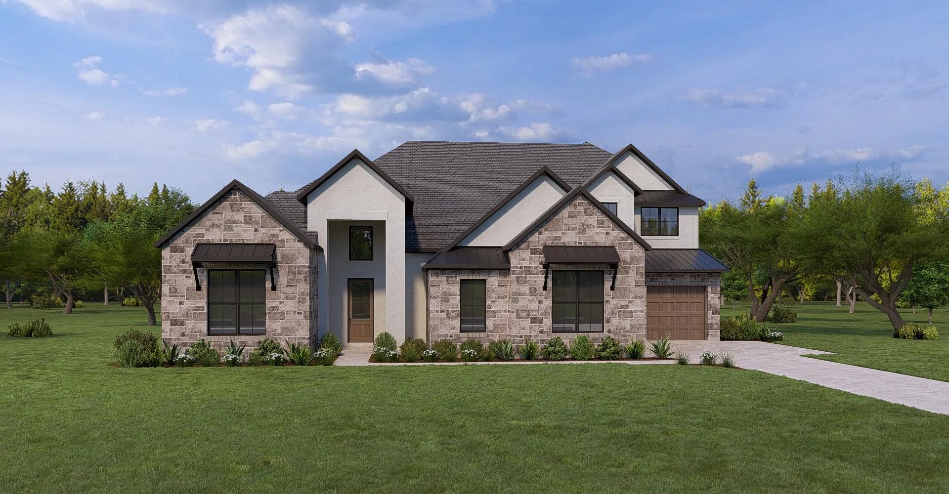 Enchanted Bluff por Drees Custom Homes en San Antonio Texas