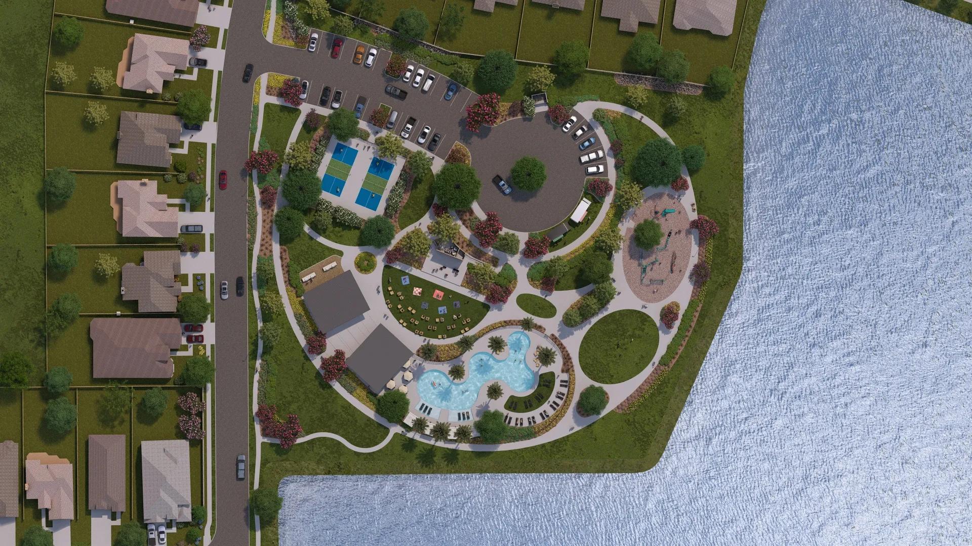 casa en Lakes of Cane Island - 80' por Drees Custom Homes