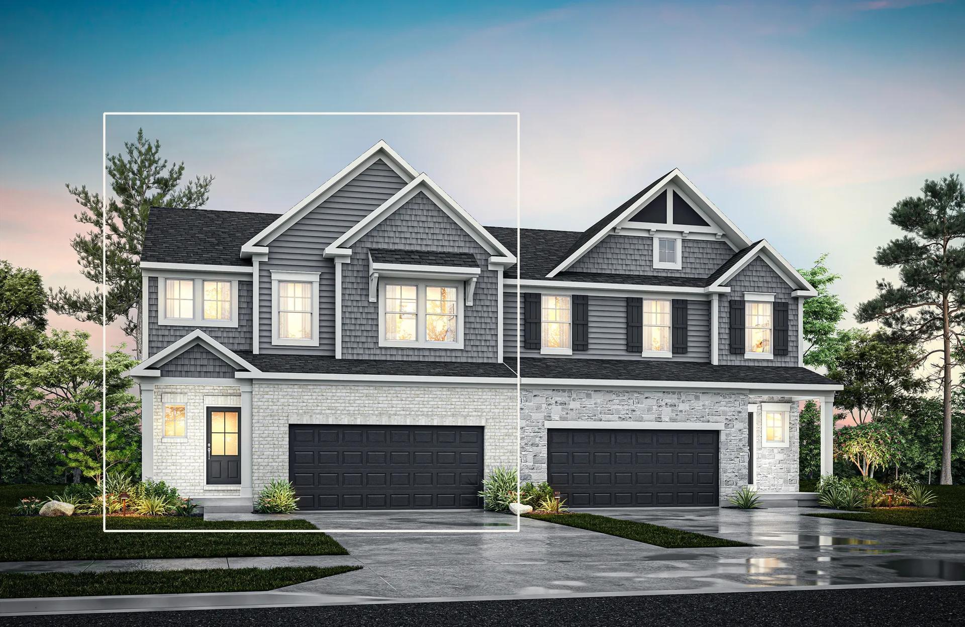 ABBY TH - Market Highlands: Brunswick, Ohio - Drees Homes