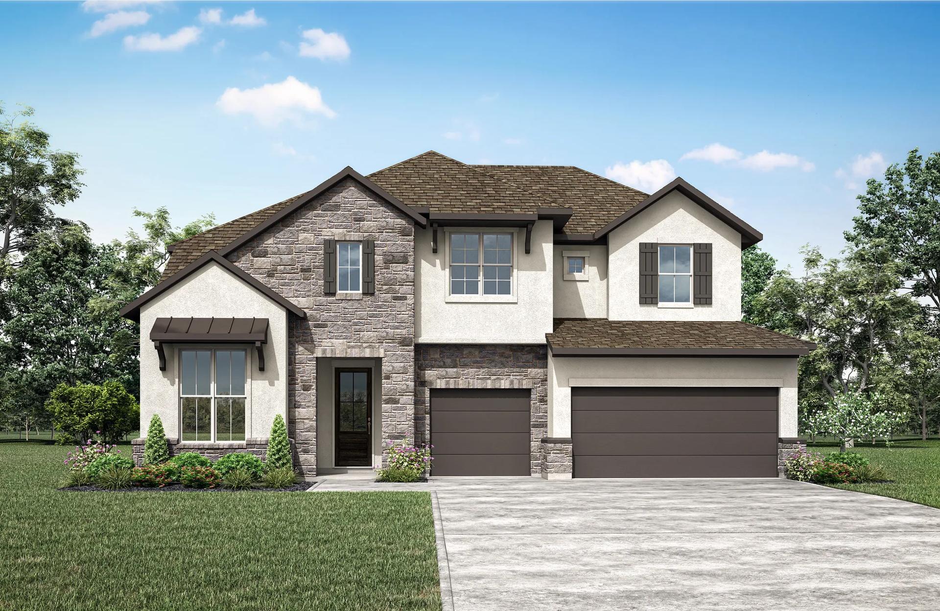 SUMLIN II - The Hollows Canyon - 60': Jonestown, Texas - Drees Custom Homes