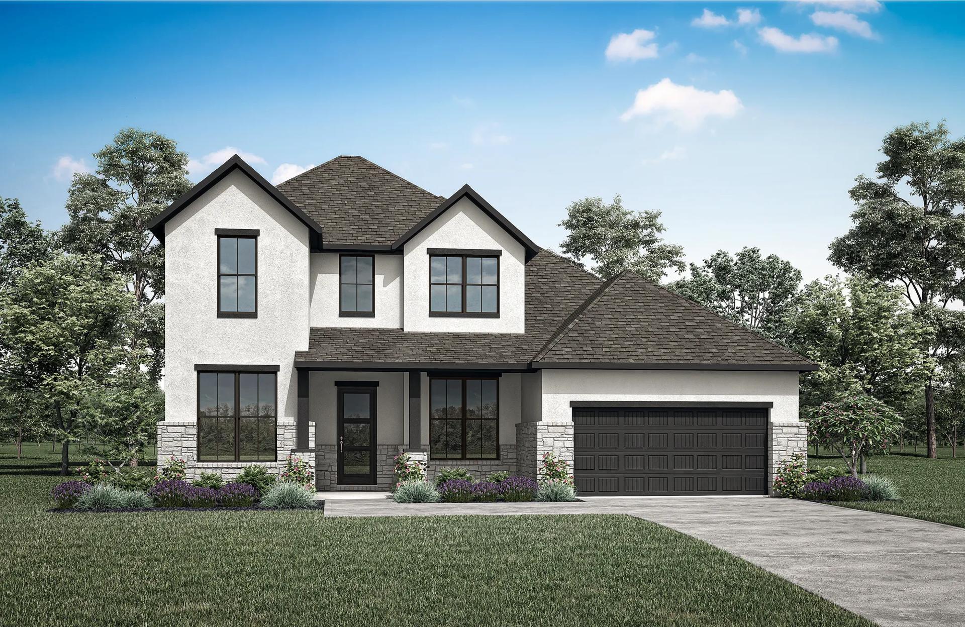 Wolf Ranch West Bend - 60' por Drees Custom Homes en Austin Texas