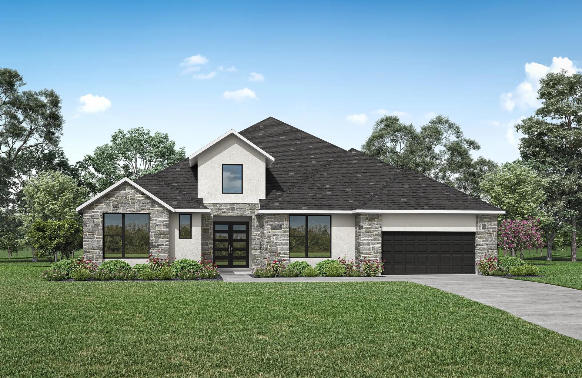 VISTA - Lakes of Cane Island - 80': Katy, Texas - Drees Custom Homes