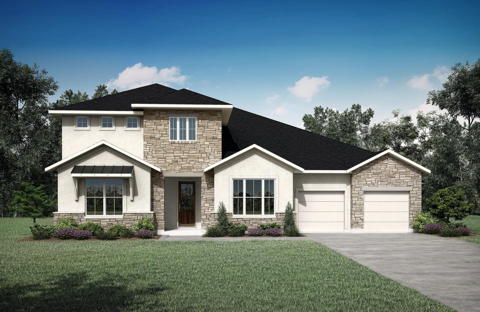 SOMERVILLE - Wolf Ranch West Bend - 70': Georgetown, Texas - Drees Custom Homes