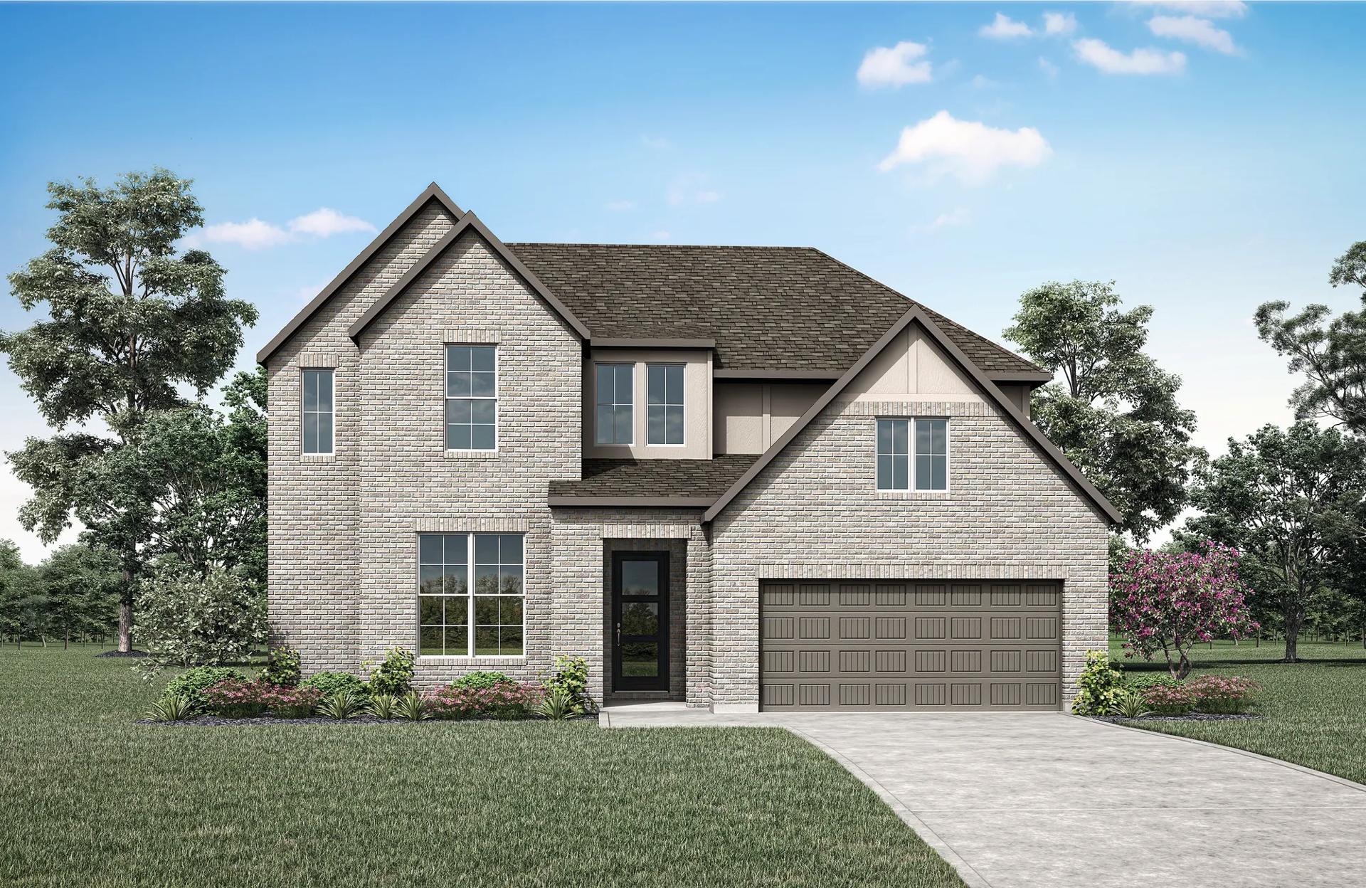 WHITNEY - Wolf Ranch West Bend - 60': Georgetown, Texas - Drees Custom Homes