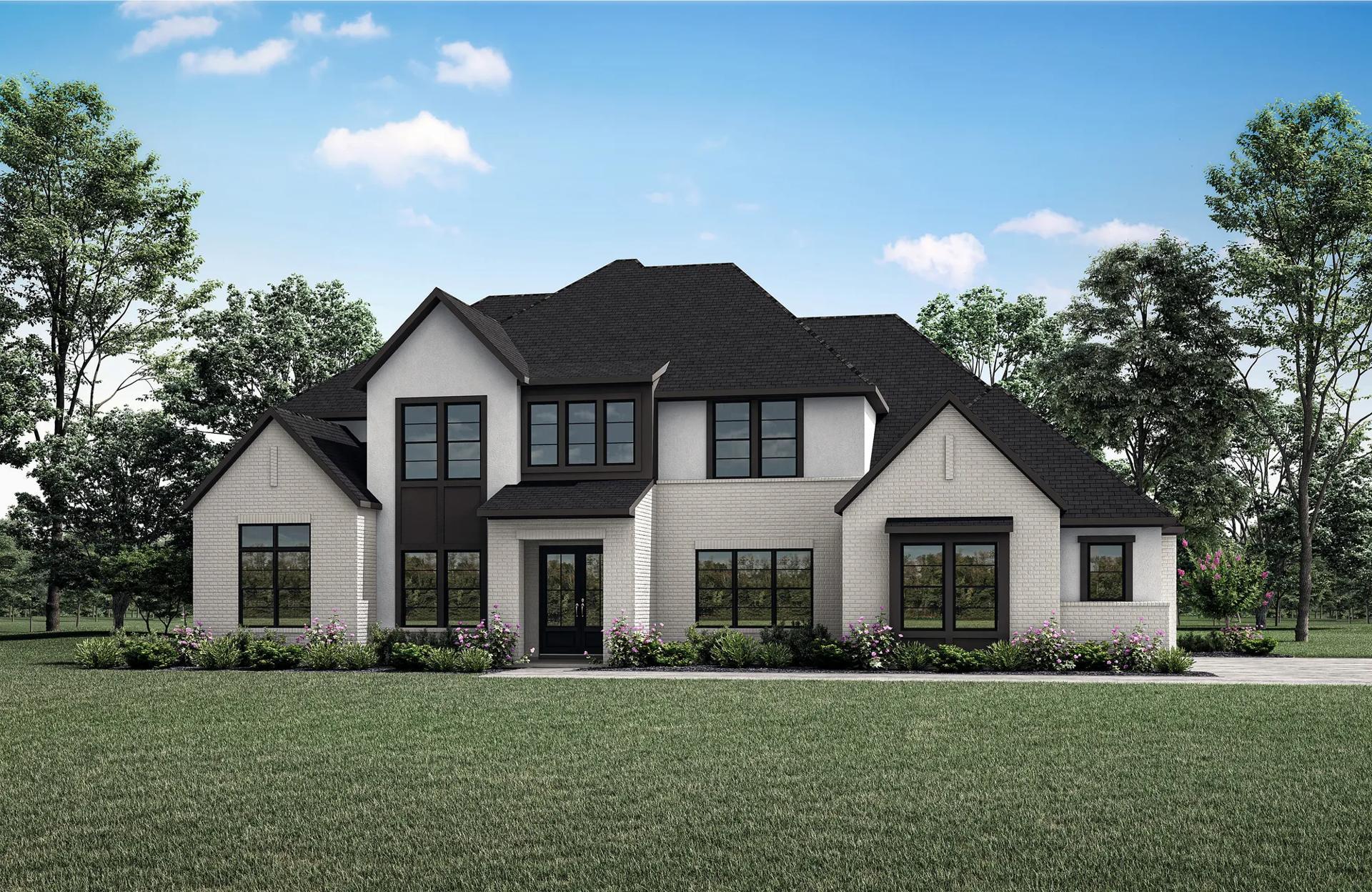 Hilltop Ranch por Drees Custom Homes en Austin Texas