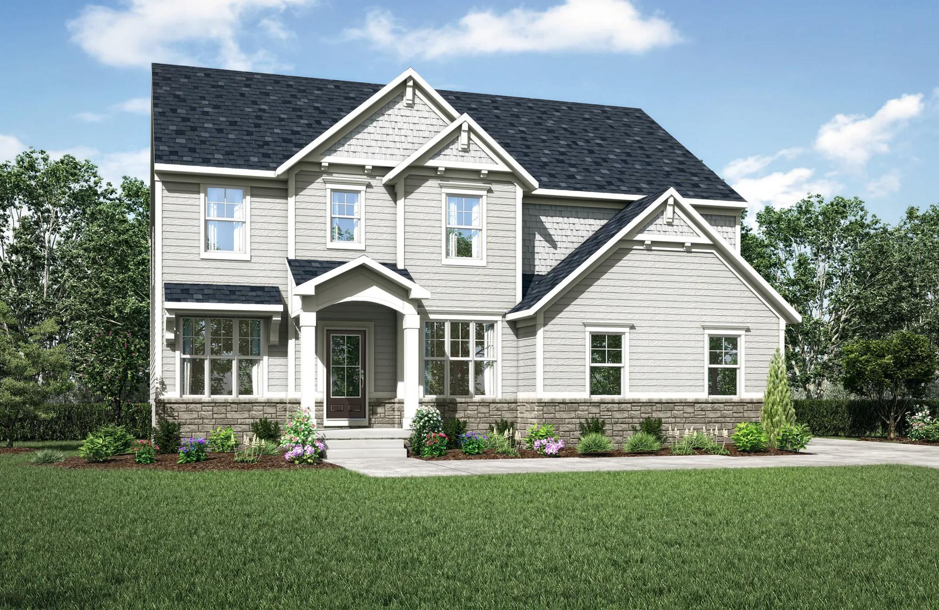 BUCHANAN - Pebble Brook Crossing: Noblesville, Indiana - Drees Homes