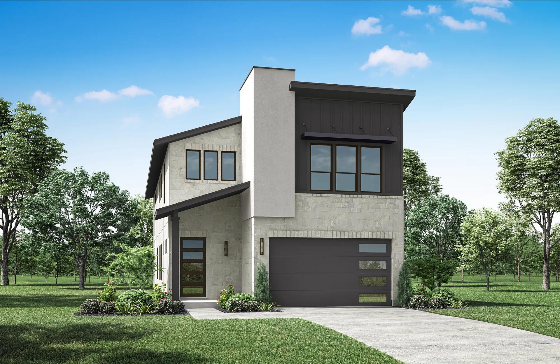 Rough Hollow The District por Drees Custom Homes en Austin Texas