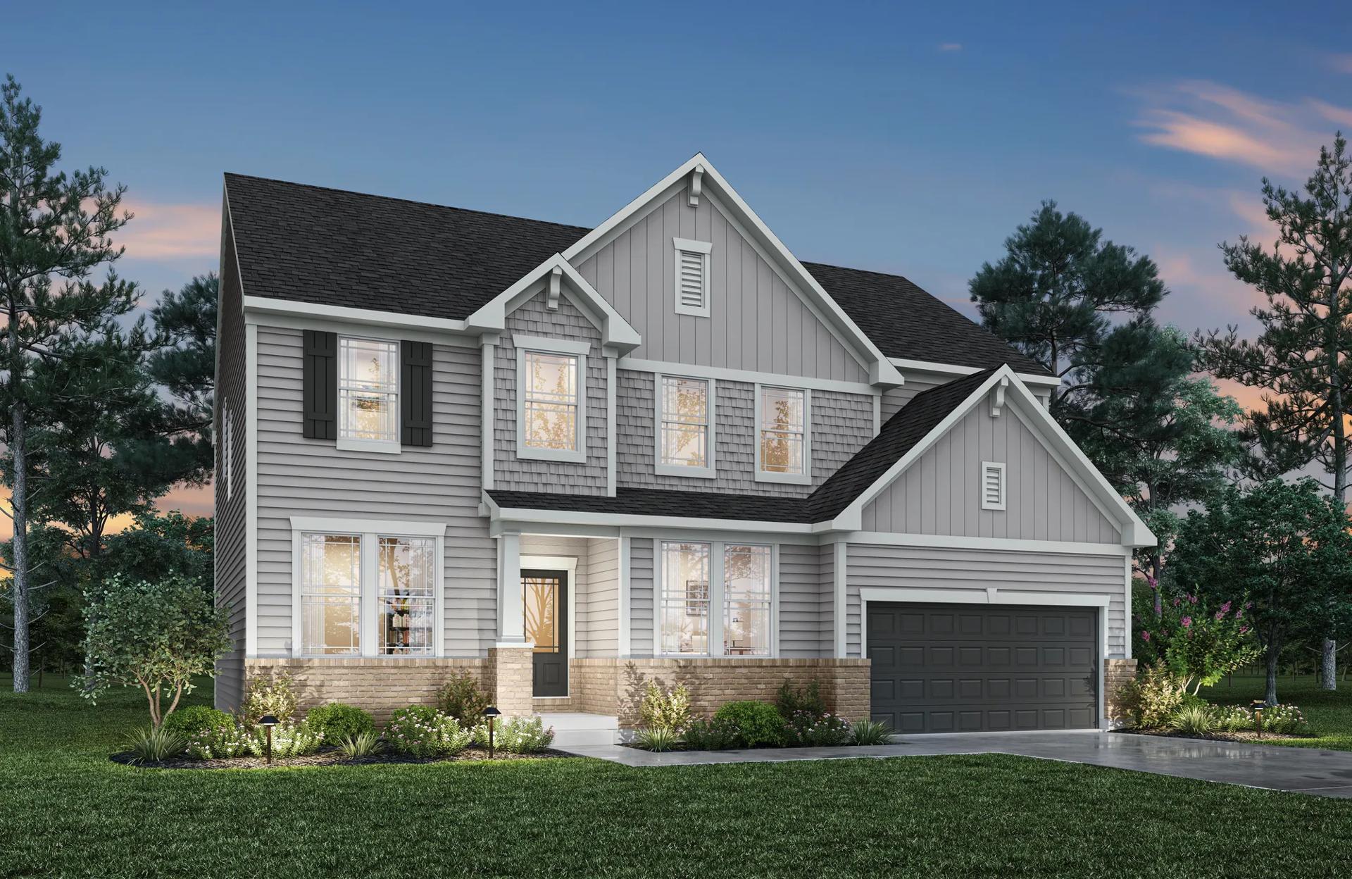 BELLEVILLE II - Welford at Easton Grey Manors: Avon, Indiana - Drees Homes