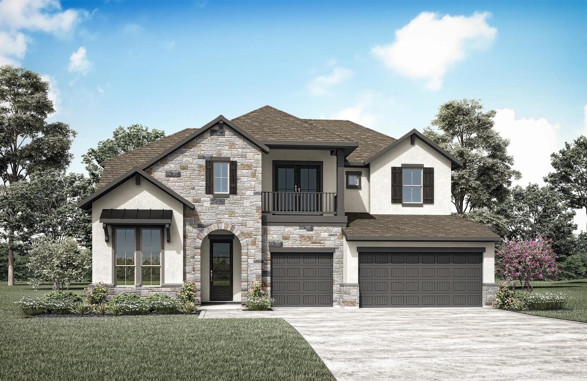 SUMLIN - Wolf Ranch West Bend - 60': Georgetown, Texas - Drees Custom Homes