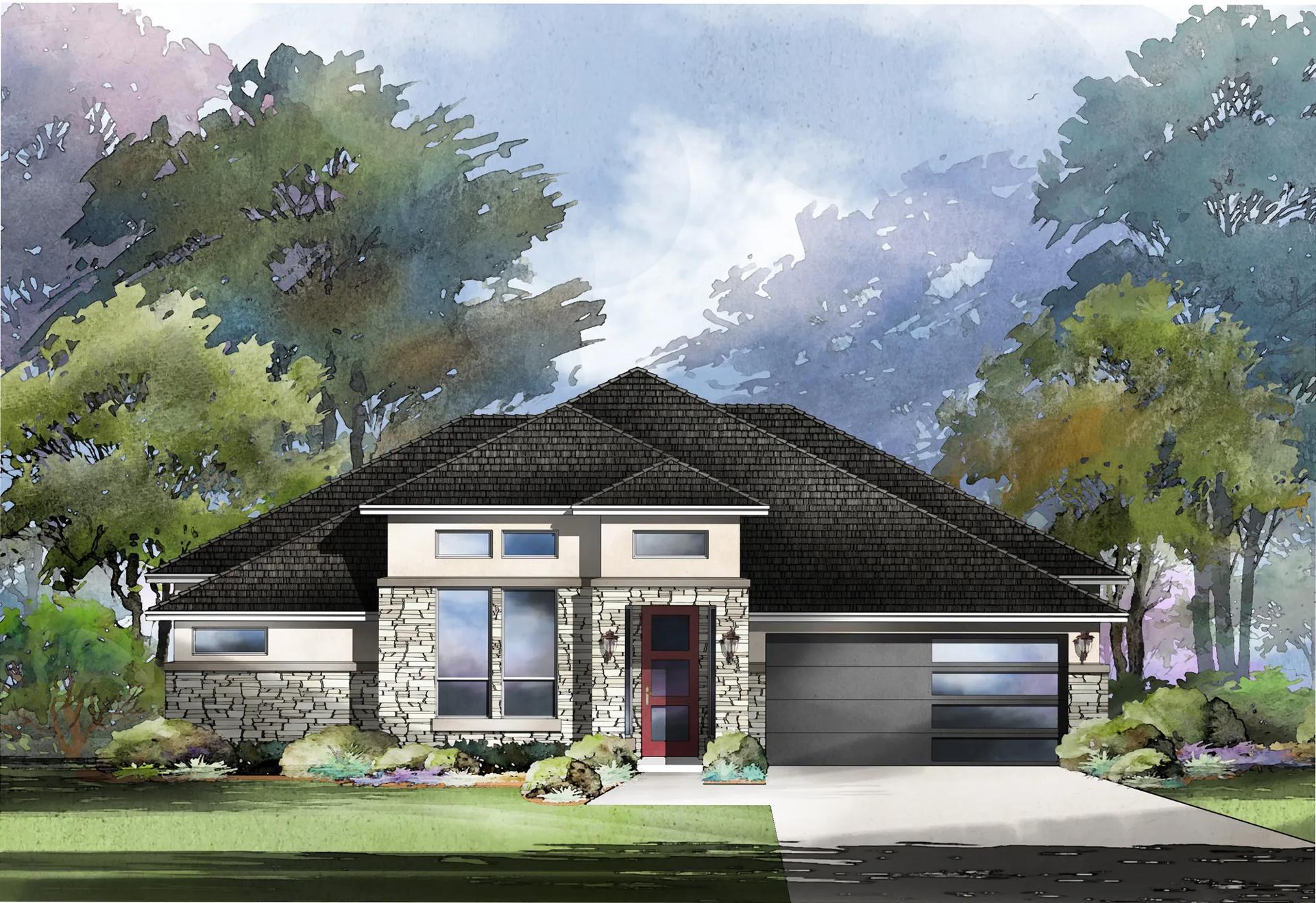 Legacy at Lake Dunlap por Drees Custom Homes en San Antonio Texas