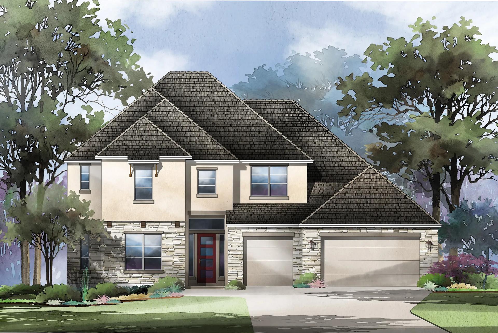 NAVARRO - Kinder Ranch - 70': San Antonio, Texas - Drees Custom Homes