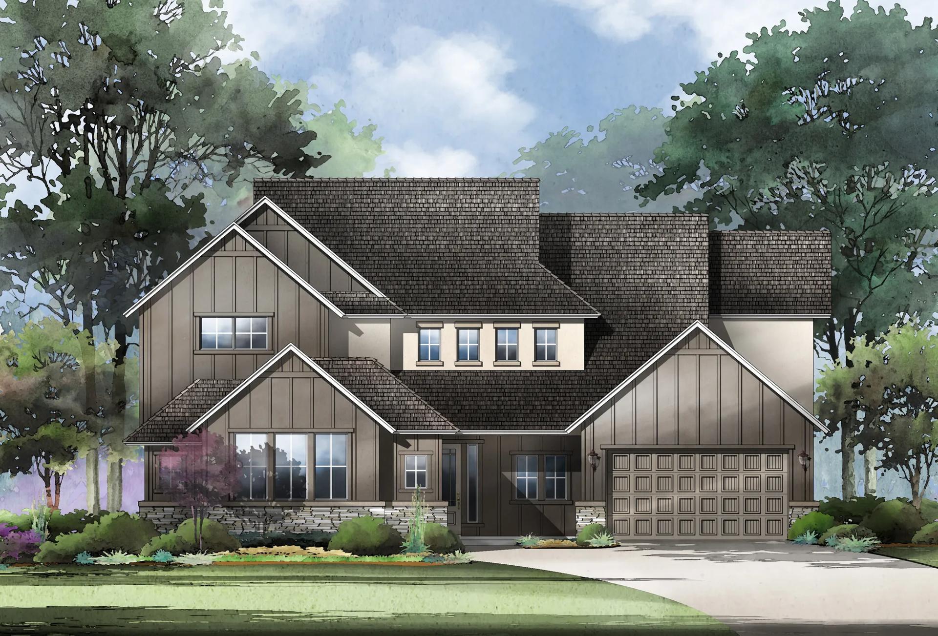 Esperanza - 80' and 90' por Drees Custom Homes en San Antonio Texas