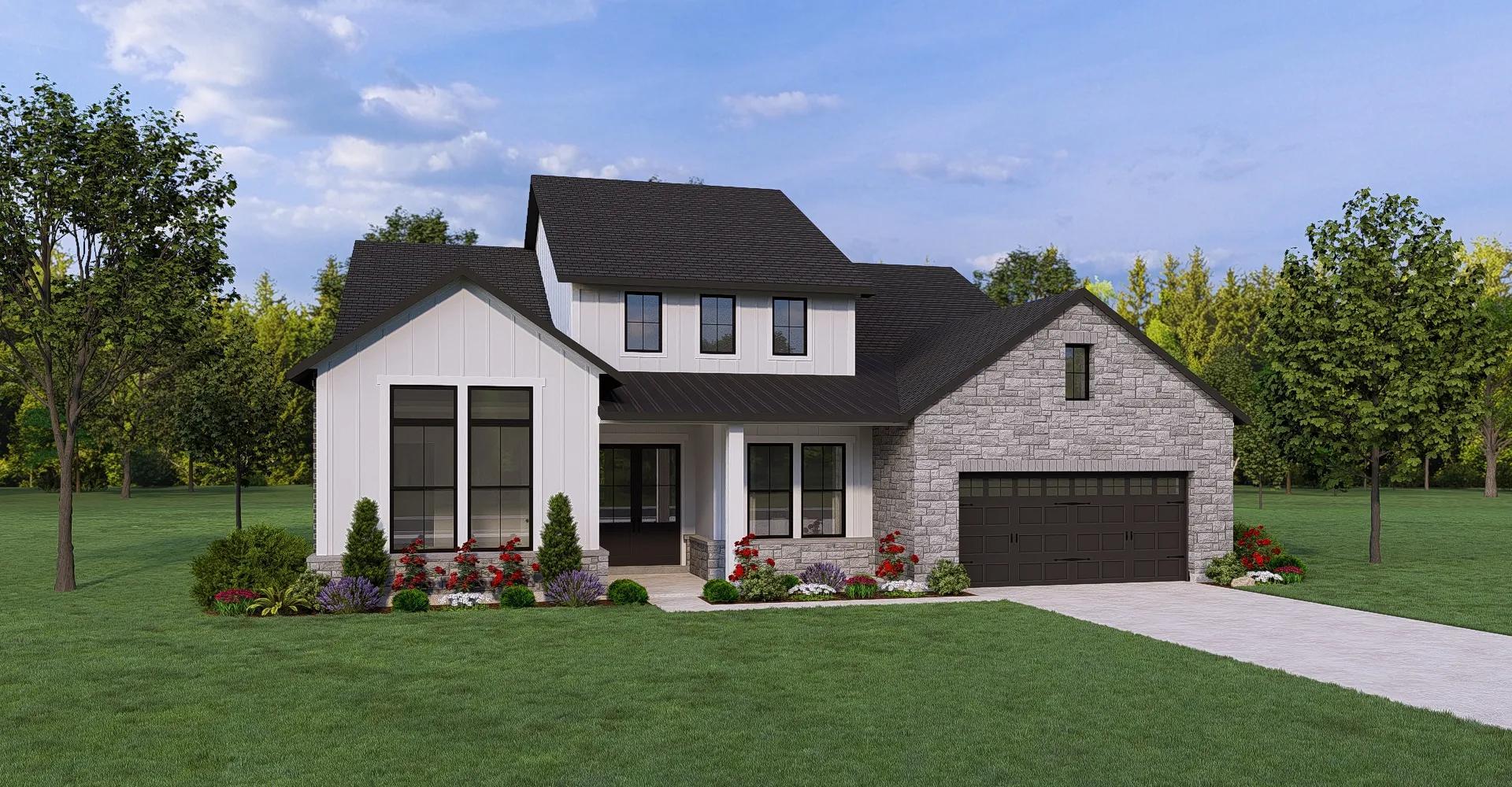 The Highlands - 65' por Drees Custom Homes en Houston Texas