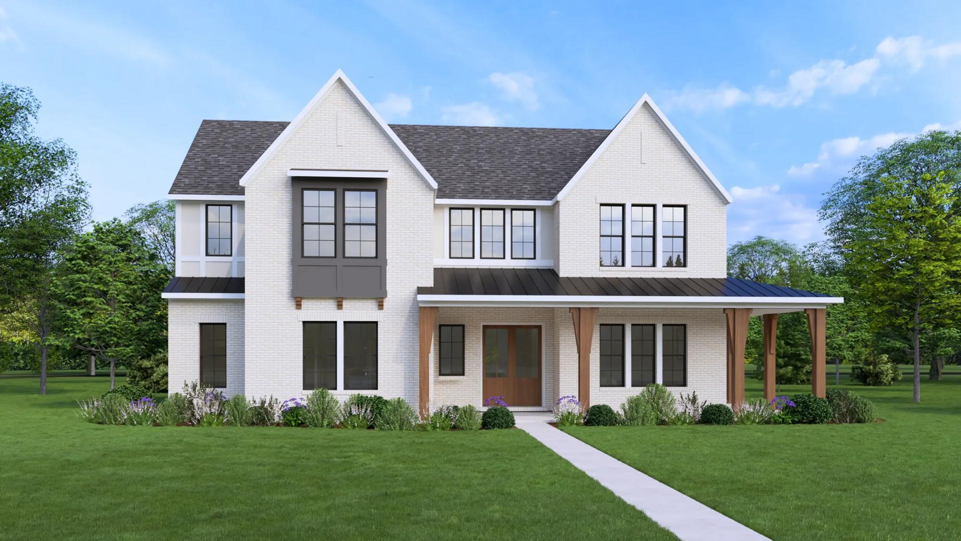 MONTCLAIRE - Landmark Showcase - Alley Entry: Ponder, Texas - Drees Custom Homes