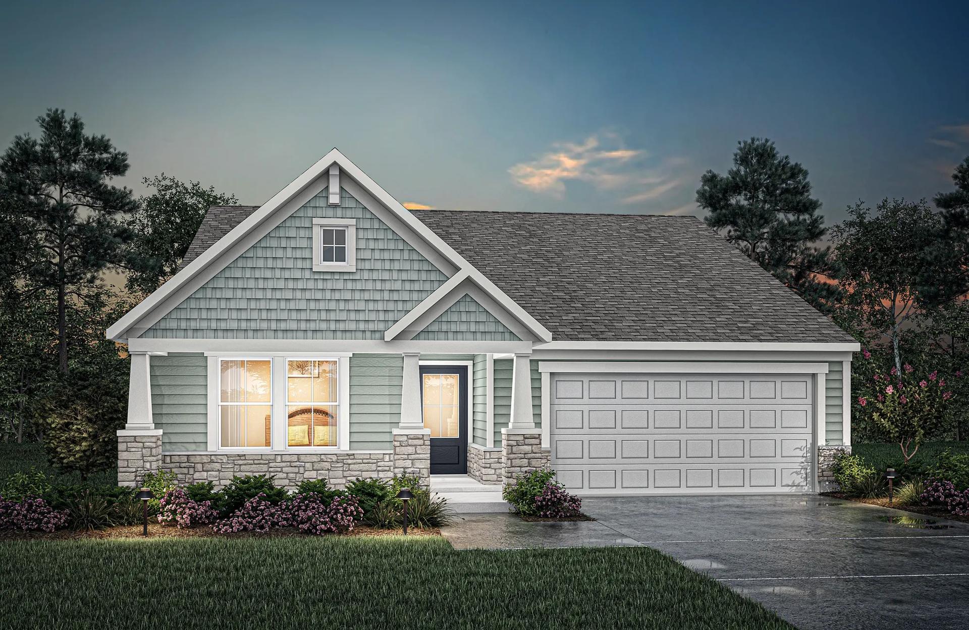 Aberdeen Patio Homes por Drees Homes en Cincinnati Kentucky