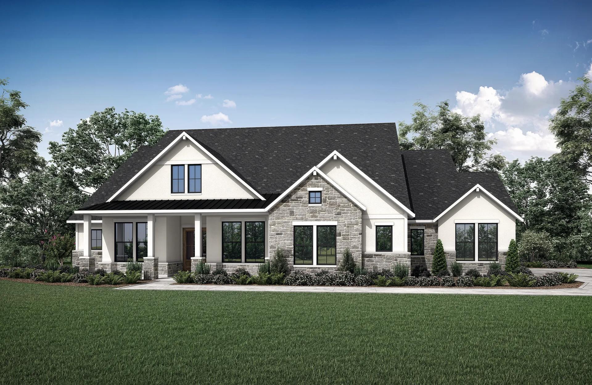 Creek Meadows West por Drees Custom Homes en Dallas Texas
