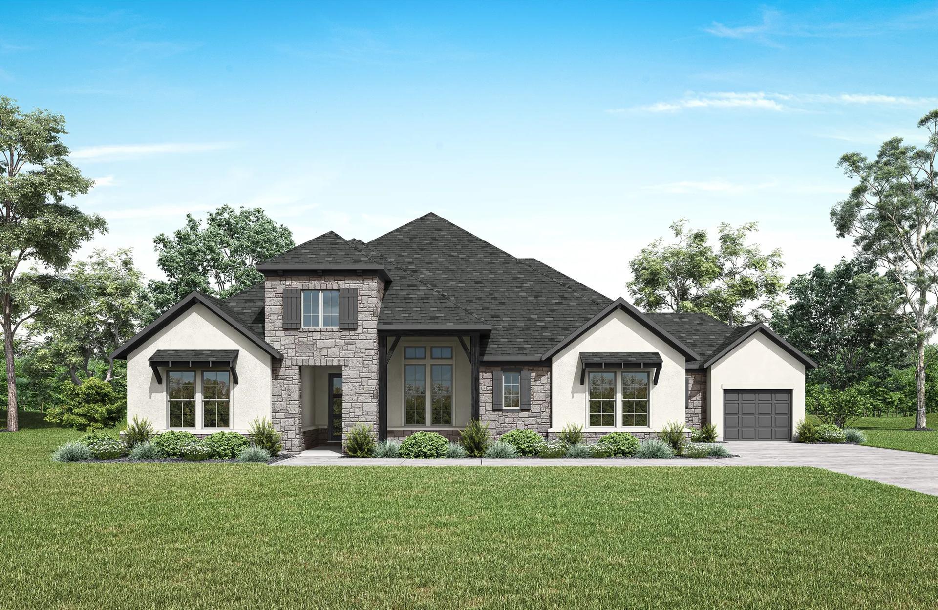 CASTELLA II - Pecan Square - 100': Northlake, Texas - Drees Custom Homes