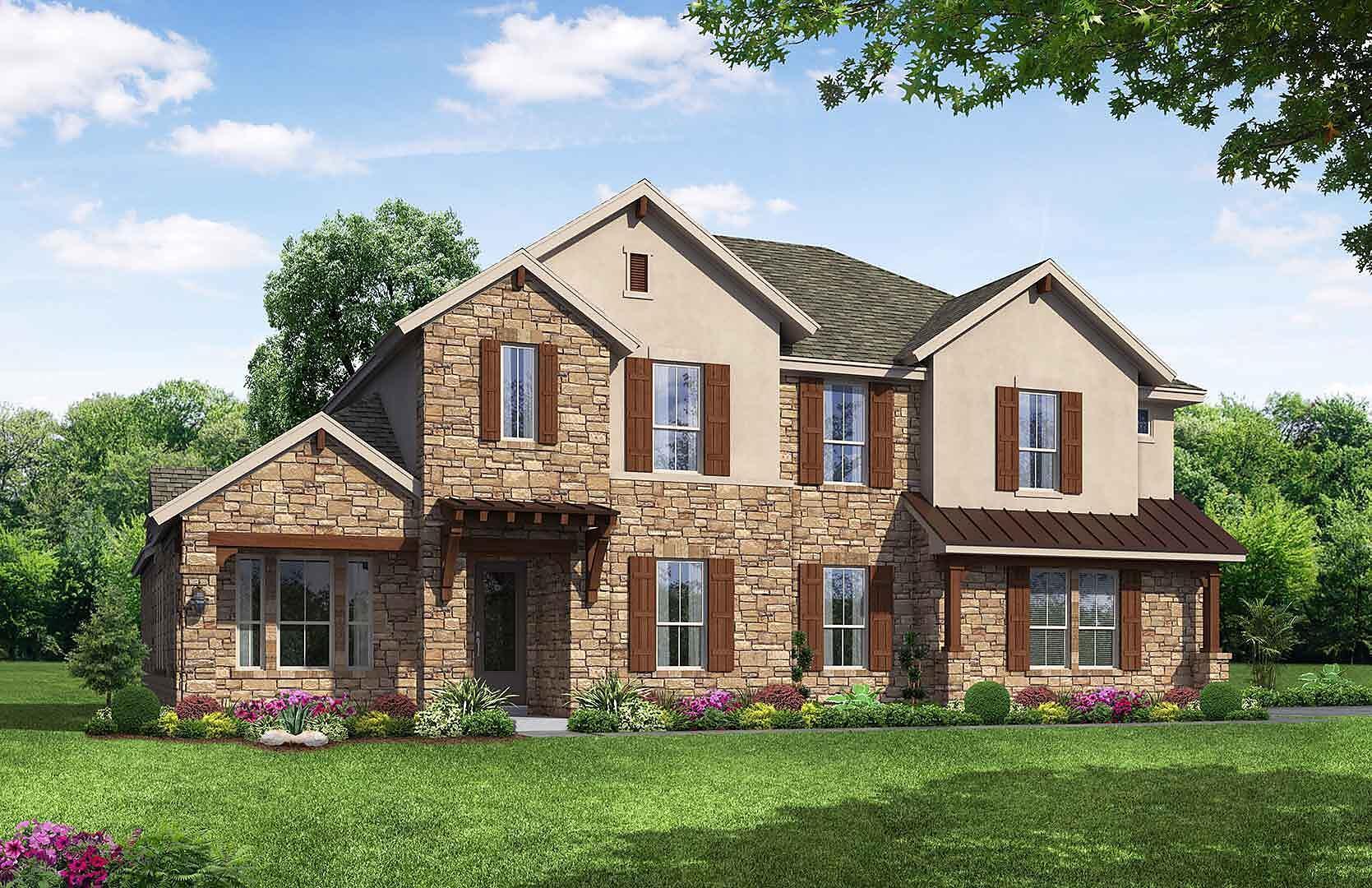 Brackenridge - Double Eagle Ranch: Cedar Creek, Texas - Empire Homes