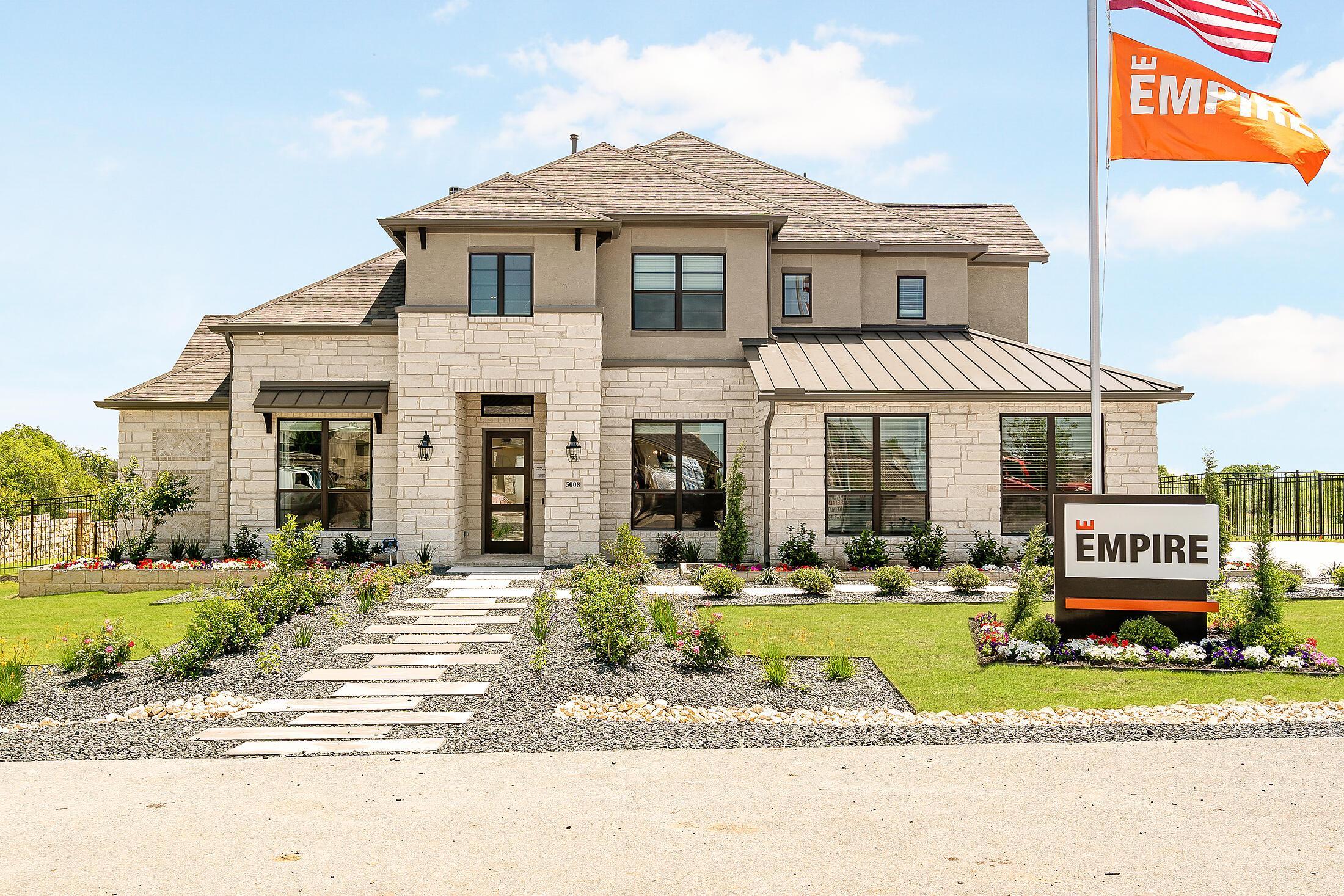 Everly Estates por Empire Homes en San Antonio Texas