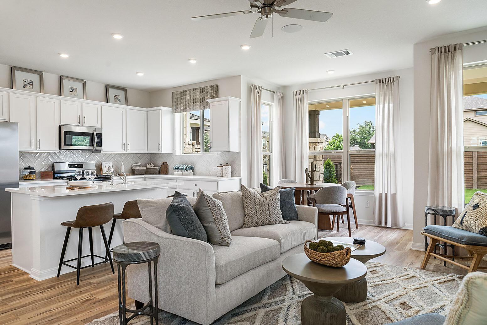 Abbey: Carport - Villas at Rowe: Pflugerville, Texas - Empire Homes