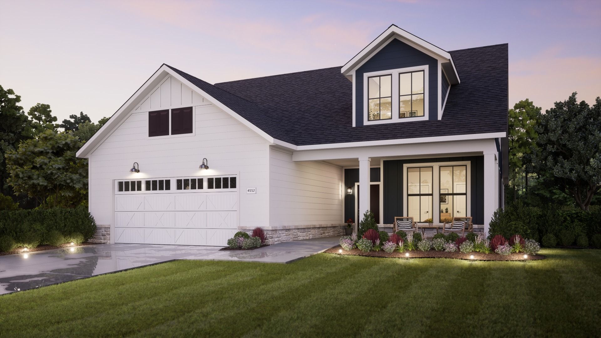 Torino Farmhouse Elevation B Bonus
