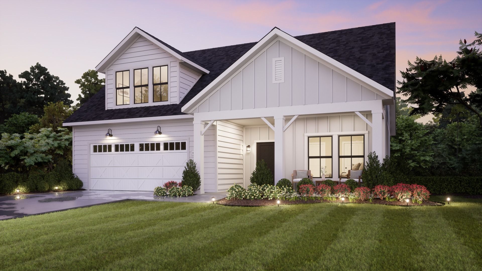 Promenade - The Courtyards at Evans Farm: Lewis Center, Ohio - Epcon Communities