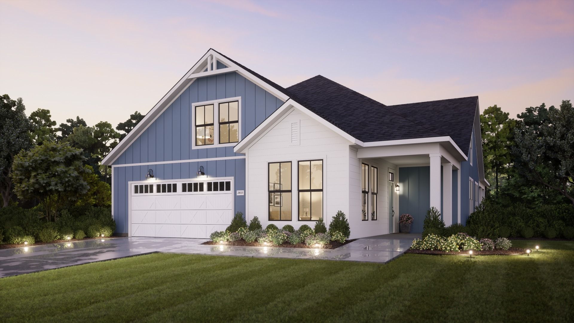 Verona Farmhouse Elevation A Bonus