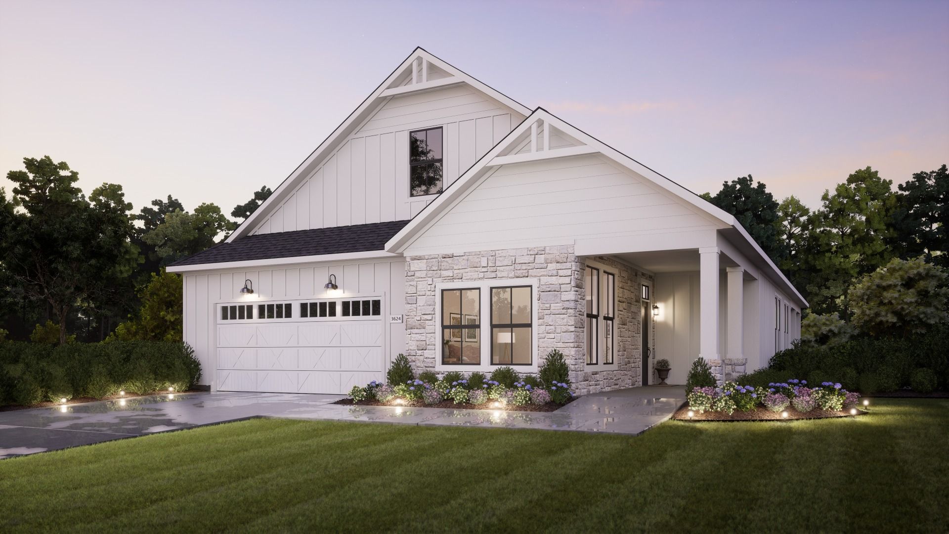 Verona Farmhouse Elevation B
