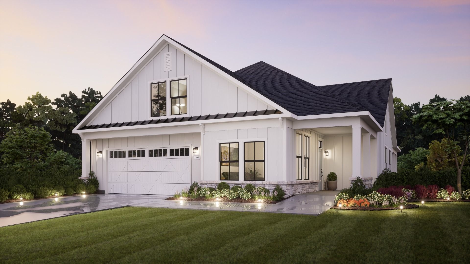 Verona Farmhouse Elevation C Bonus