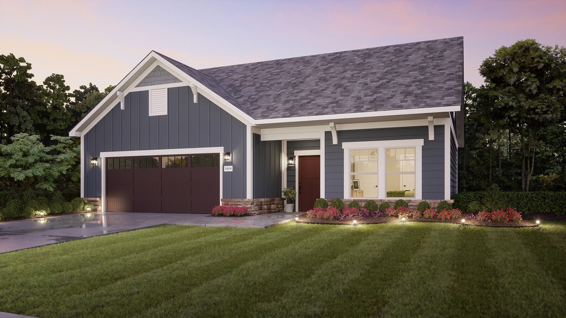 Promenade - The Courtyards of Hyland Meadows: Plain City, Ohio - Epcon Communities
