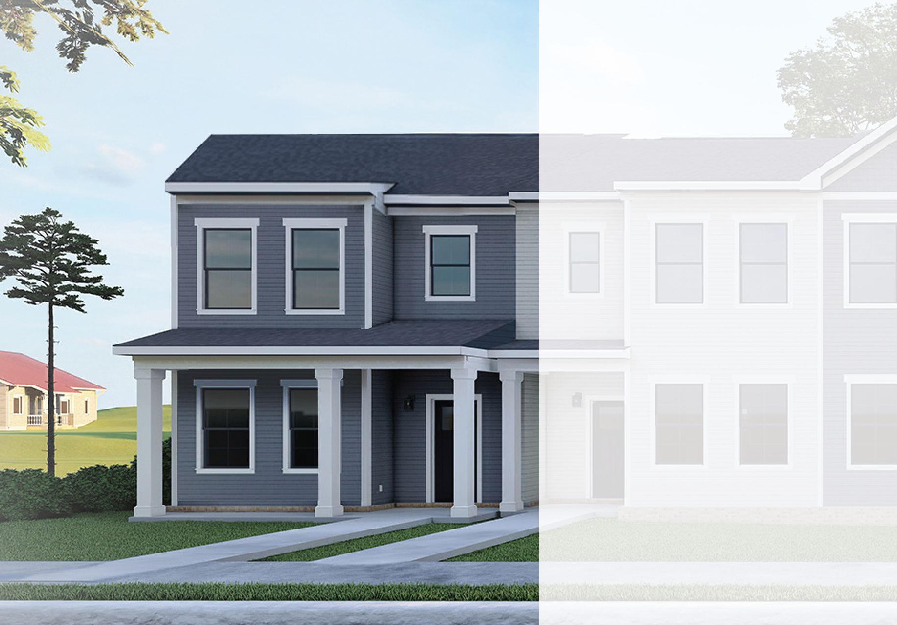 Highland with 2-Car Garage - The Preserve Townhomes: Blacksburg, Virginia - Eagle Construction of VA, LLC