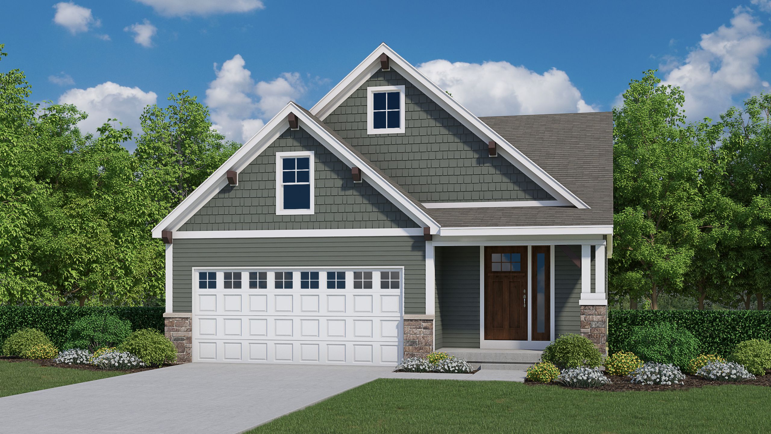 The Brinley - Thomas Farms: Dewitt, Michigan - Eastbrook Homes Inc.