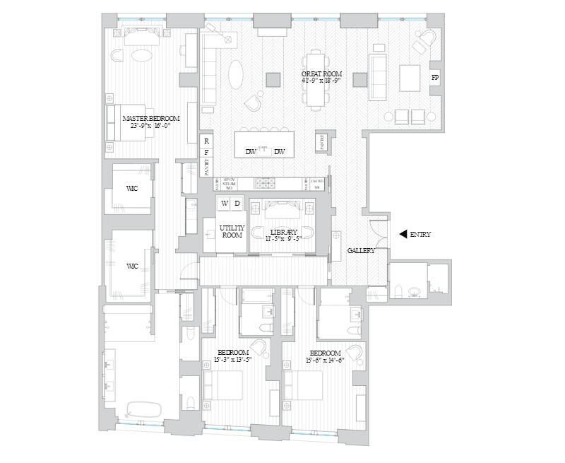 PH14E - 108 Leonard Street: New York, New Jersey - Elad Properties
