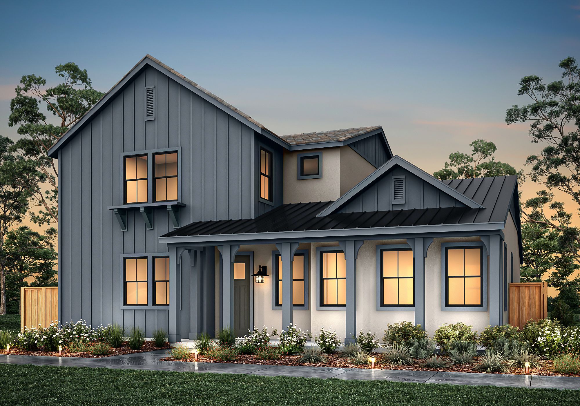 Villas - Plan 2 2637 - Villas at Marina Station: Marina, California - Element Homes