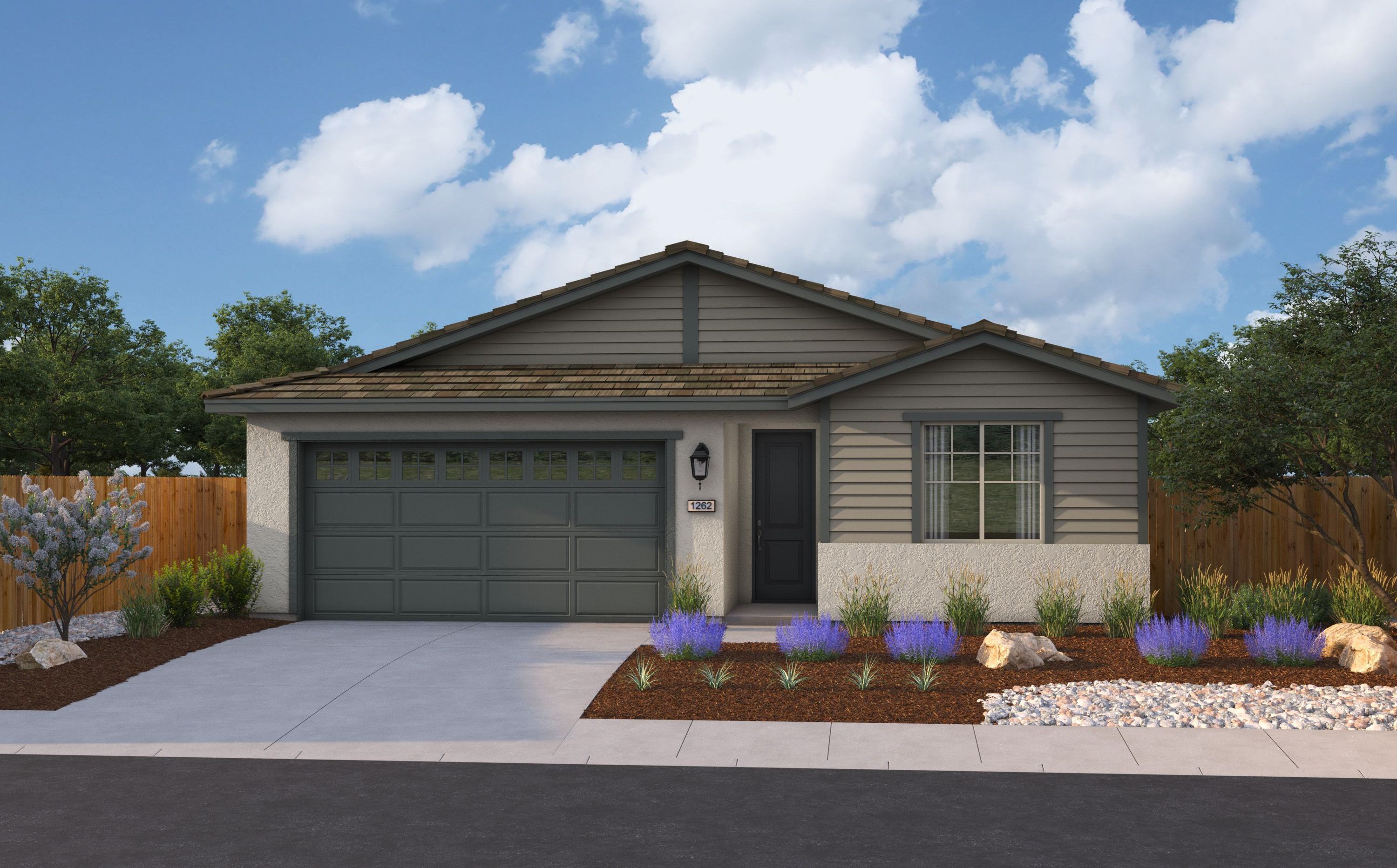 Plan 1262 - Coloma at Rio Del Oro: Rancho Cordova, California - Elliott Homes