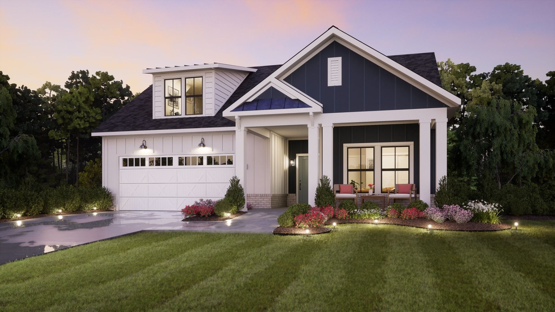 Portico - The Courtyards by The Manor: Alpharetta, Georgia - Epcon Communities