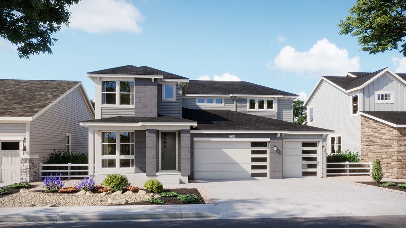 Plan 5004 - The Estates Collection at Murphy Creek: Aurora, Colorado - Risewell Homes