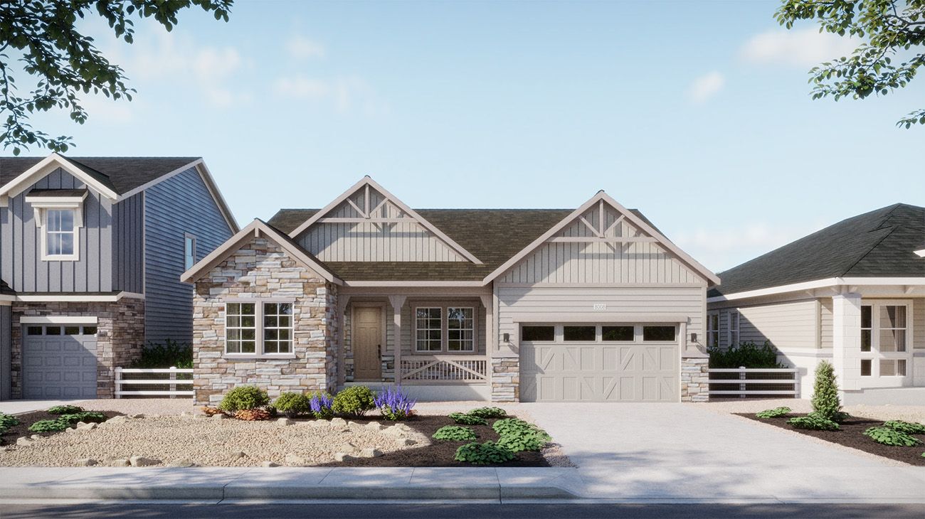 Plan 5001 - The Estates Collection at Murphy Creek: Aurora, Colorado - Risewell Homes