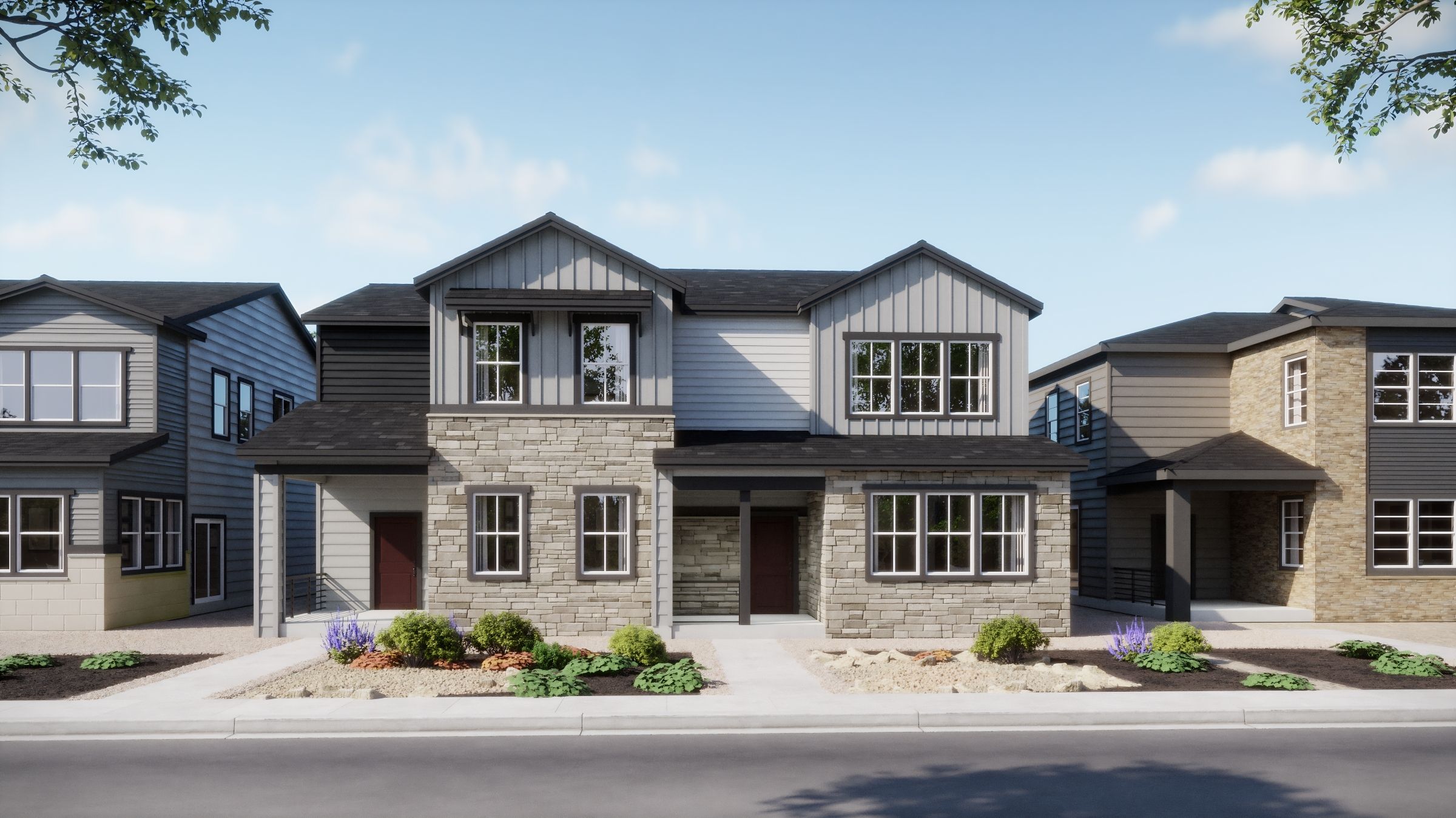 The Duets Collection at Harvest Crossing por Risewell Homes en Denver Colorado